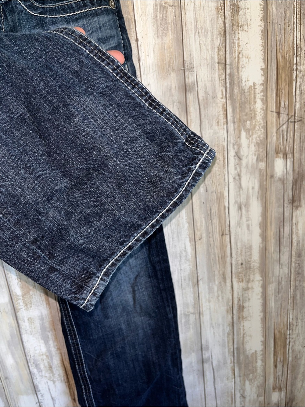 Big Star Pioneer Bootcut Jeans Womens 28S Dark Wash 100% Cotton - Picture 4 of 7